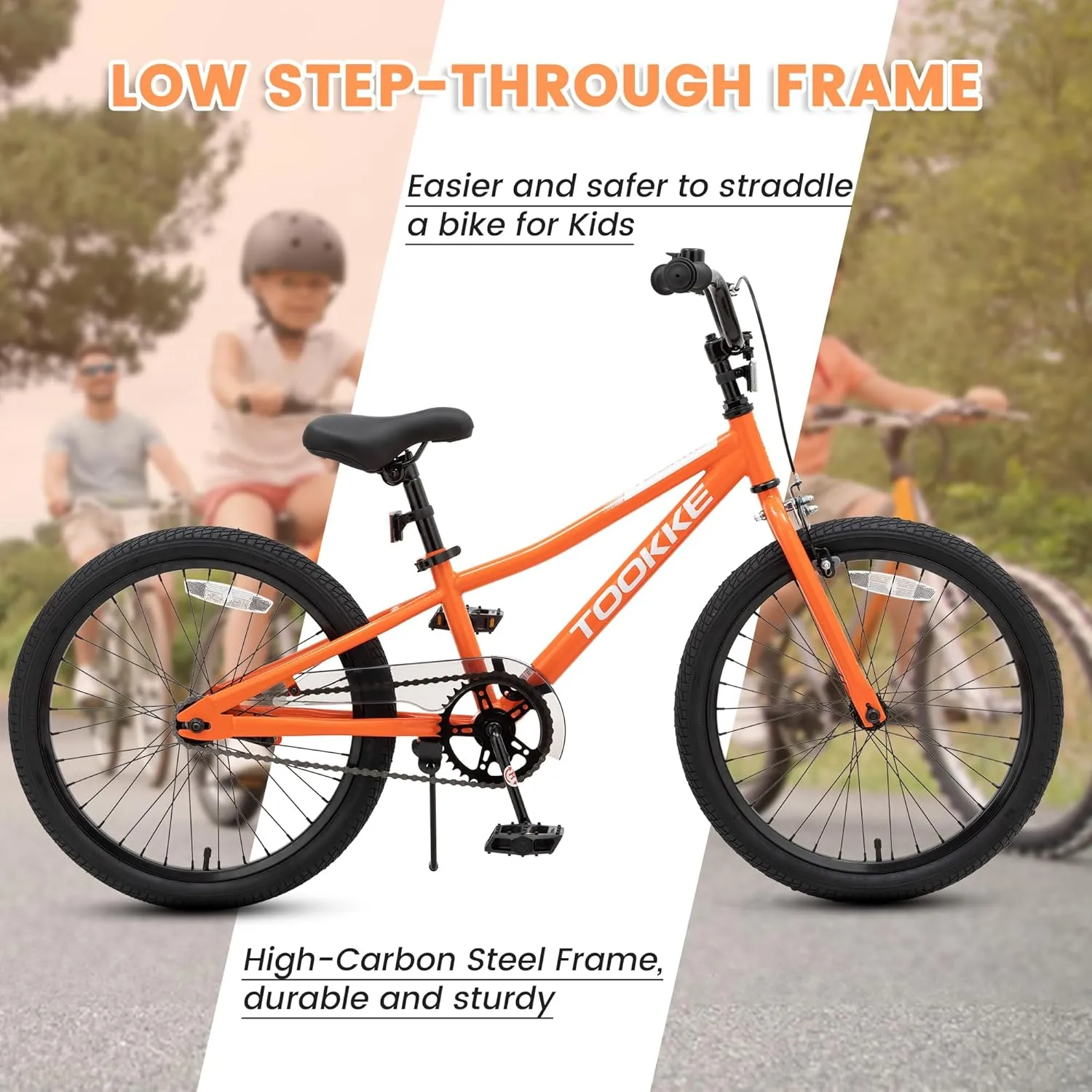 20 Inch Kids' Bike Ages 5-12, 7-Speed Mountain Bike Birthday Gifts Bicycles for Boys Girls Present, Outdoor Cycling City Snow Mountain Bikes
