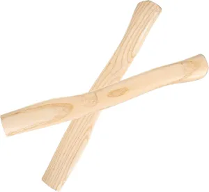 2pcs Durable Wooden Axe Handles for Camping Tools Ergonomic Design No Burrs Replacement Handles for Outdoor Hatchet Premium Quality Beechwood for Enhanced Grip