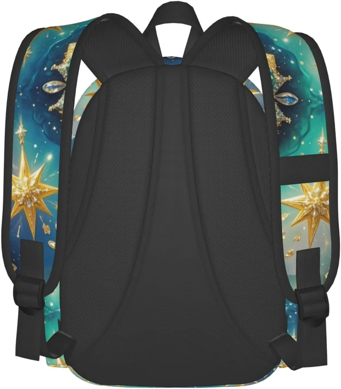 3D Wave Diamond Illusion Adult Backpacks 15 Inch Laptop Backpack Travel Bag for Men Women Gifts