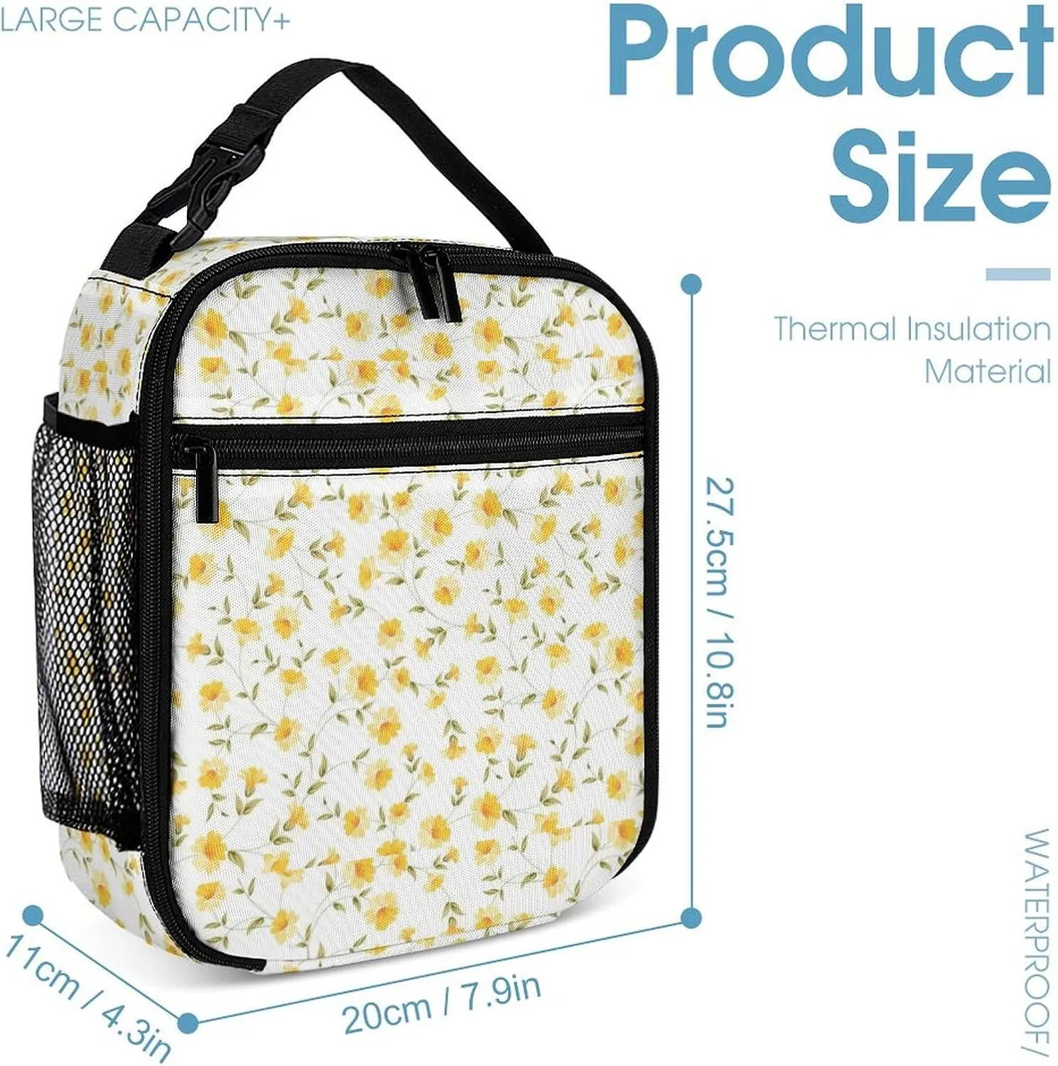 3PCS Backpack with Lunch Box & Pen Case, 16.2 Inch Ergonomic Straps Backpack, Cute College Backpack for Traveling Daypack