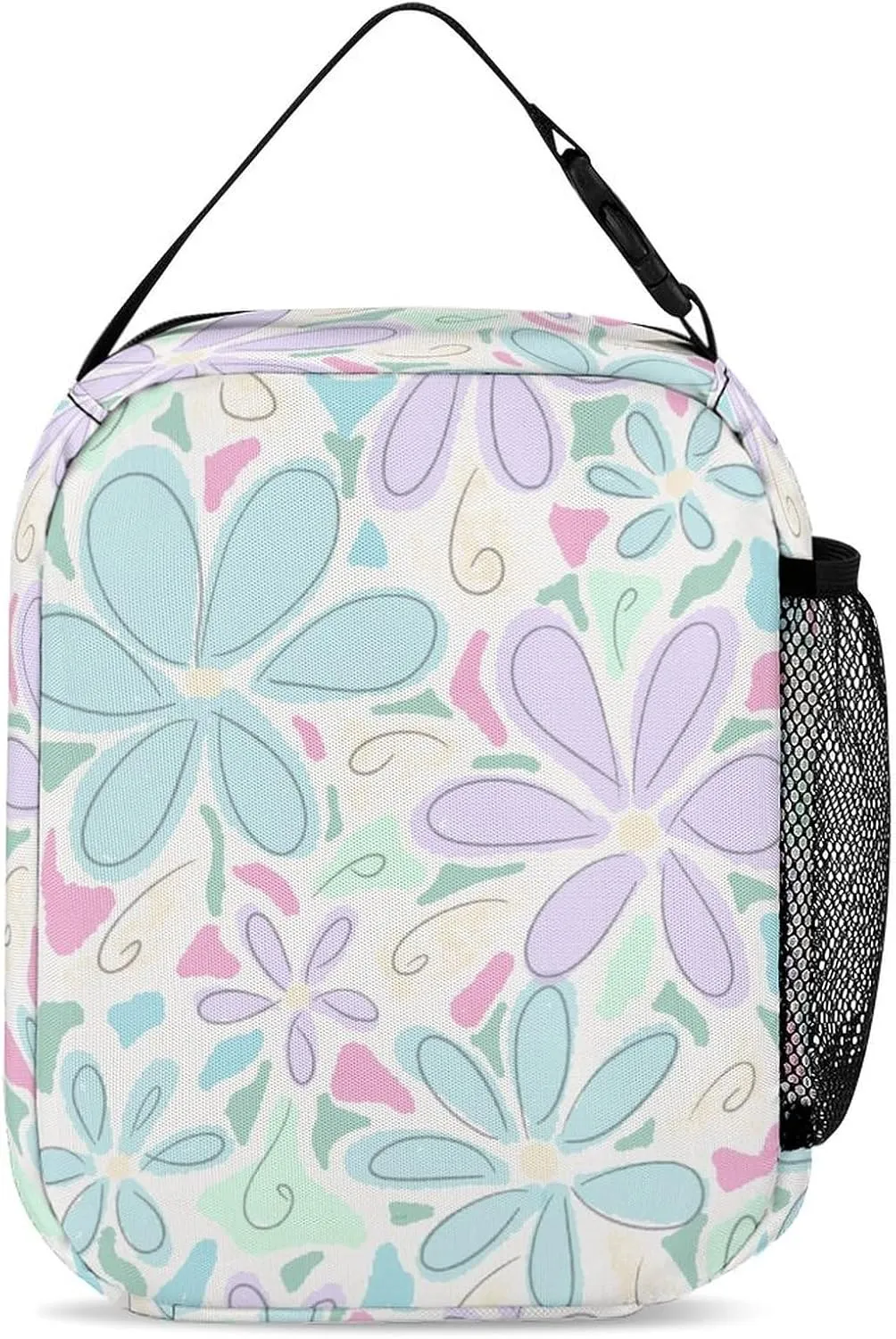 3PCS Backpack with Lunch Box & Pen Case, 16.2 Inch Ergonomic Straps Backpack, Cute College Backpack for Traveling Daypack