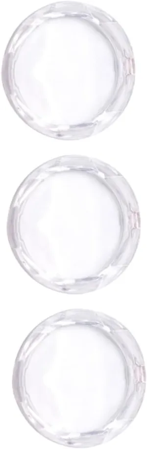 3Pcs Transparent Eyelash Storage Boxes Stylish False Eyelash Organizer with Rational Design for Daily Use Eyelash Packaging for Women