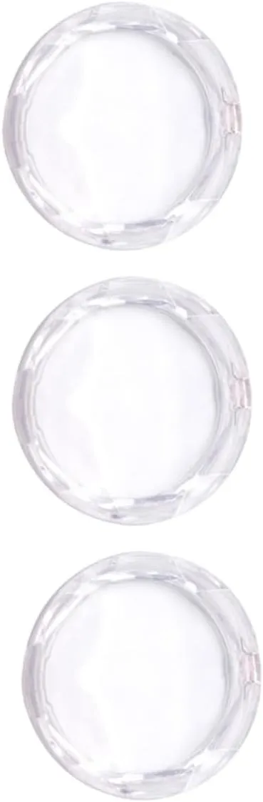 3Pcs Transparent Eyelash Storage Boxes Stylish False Eyelash Organizer with Rational Design for Daily Use Eyelash Packaging for Women