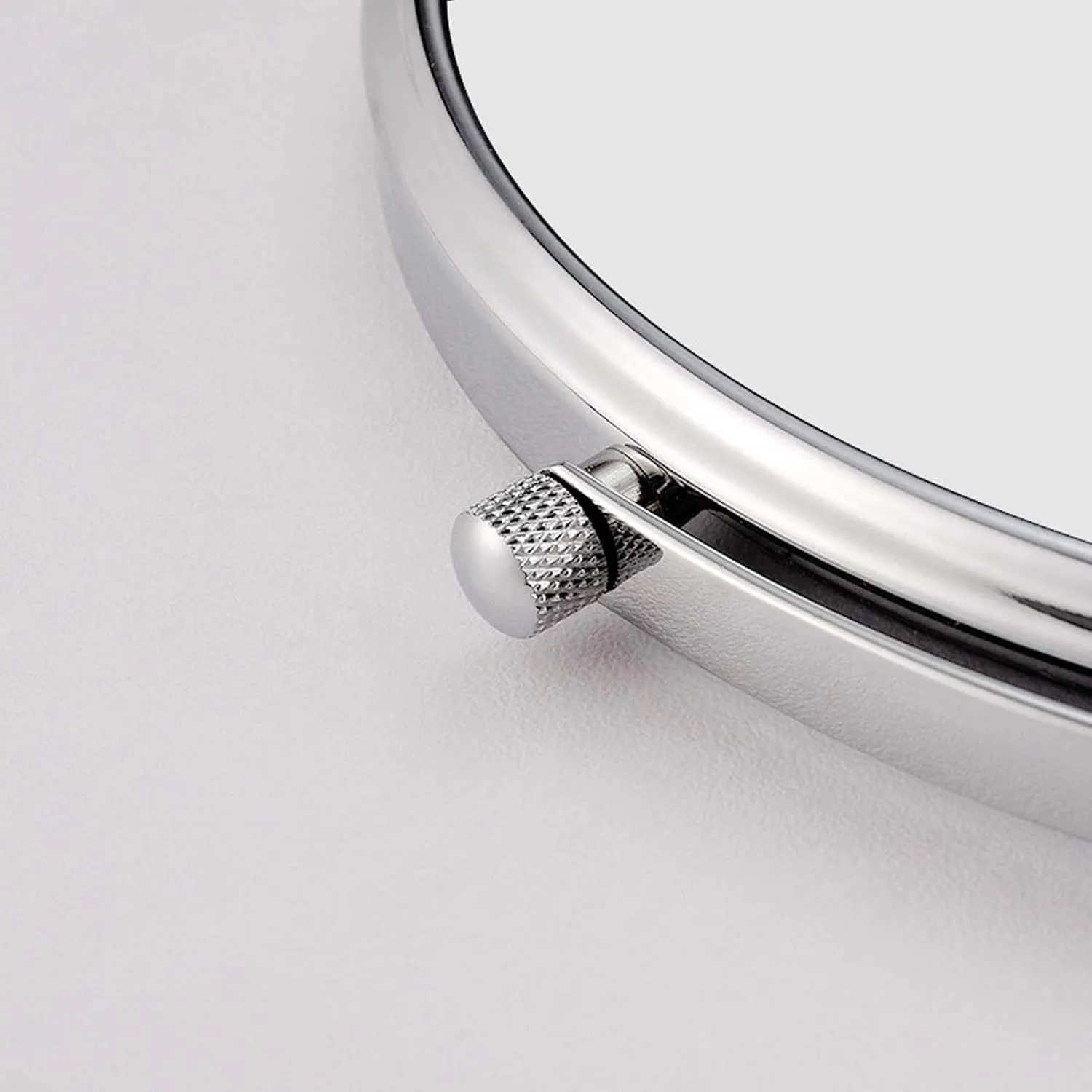 3x/5x7x/10x Magnifying Wall Mounted Makeup Mirror, 360° Swivel Bathroom Shaving Mirror, 8 Inch Double Sided Vanity Magnifying Mirror, Extendable Arms, for Bathroom(Nickel,10X)