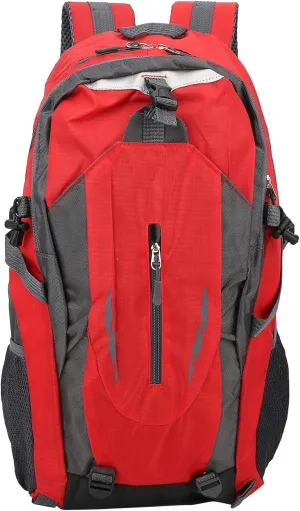 40L Backpack Shoulder Bag Comfortable for Outdoor Sports Climbing Camping Hiking (Red)