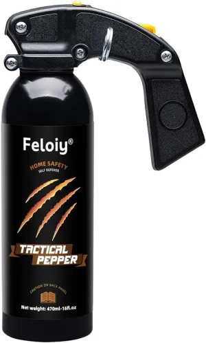 470ml Pepper Spray for Indoor and Outdoor Use - Ergonomic Grip for Outdoor Camping and Hiking Protection