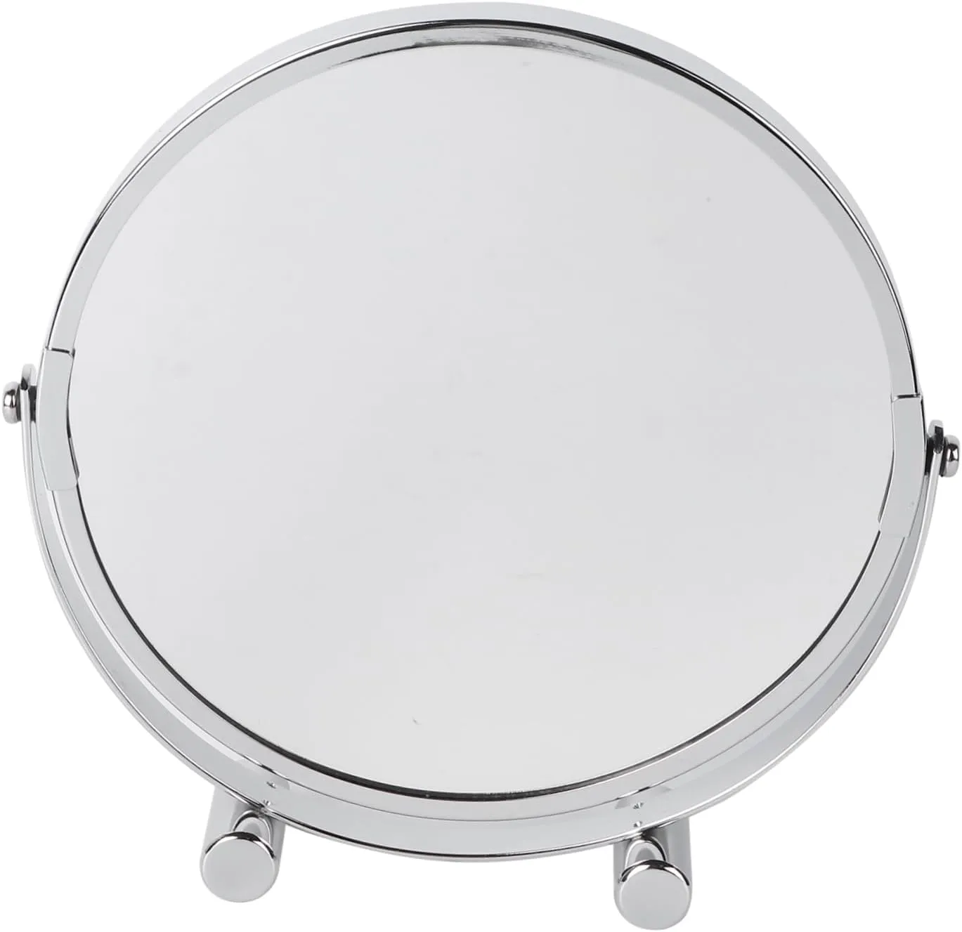 7 Inch Double-Sided Mirror for Makeup 1x/3x Magnification Rotating Tabletop Vanity Mirror Skid-Resistant Base Multifunctional Portable Cosmetic Mirr
