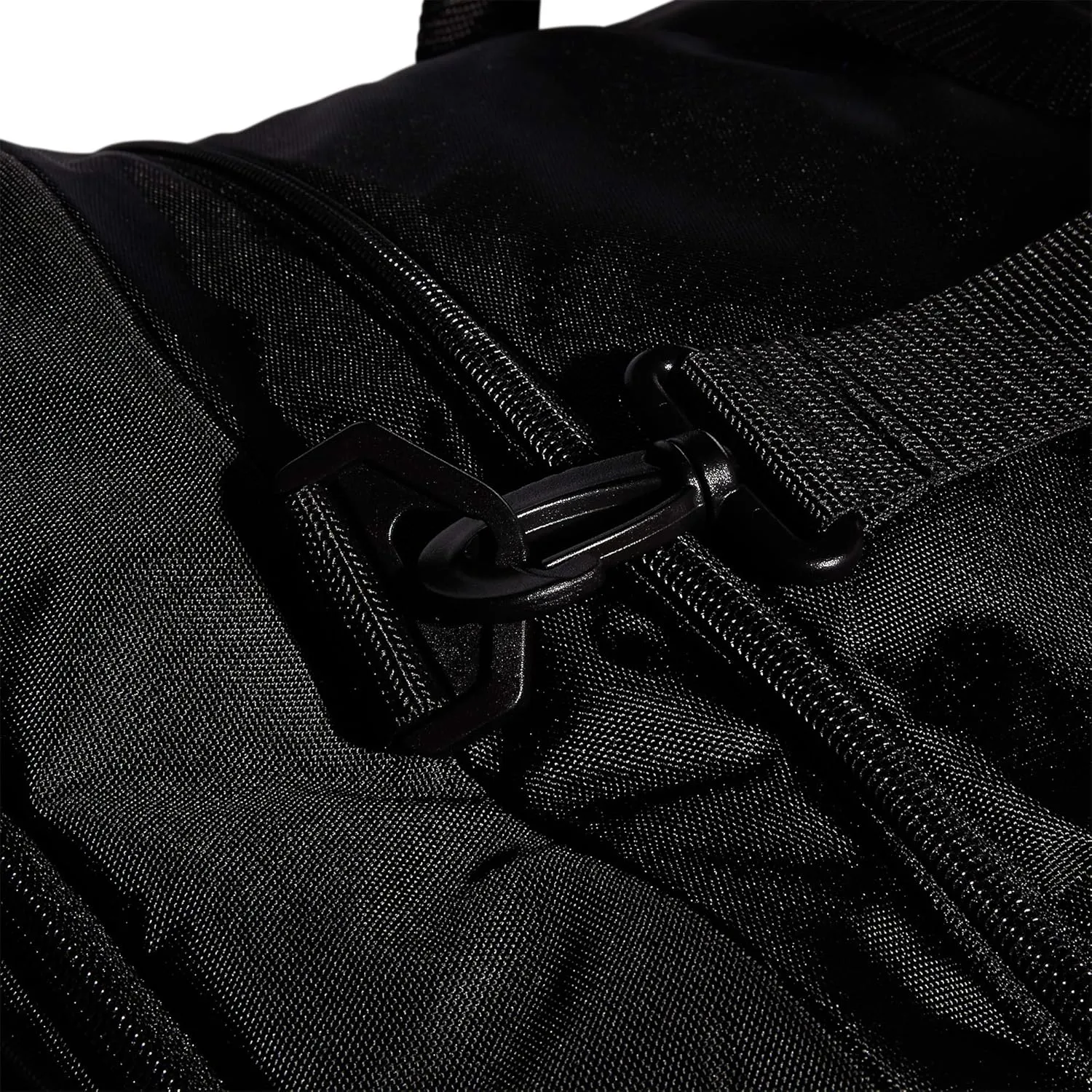 adidas Unisex Defender 4.0 Gym Duffel Bag for Men and Women, Black/White, Large (110L)