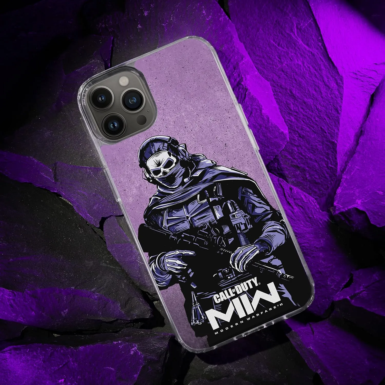 Affinity Bands Call of Duty Modern Warfare 2 HD Las Almas Mag-Safe Phone Case Compatible with Apple iPhone 13 (Ghost)