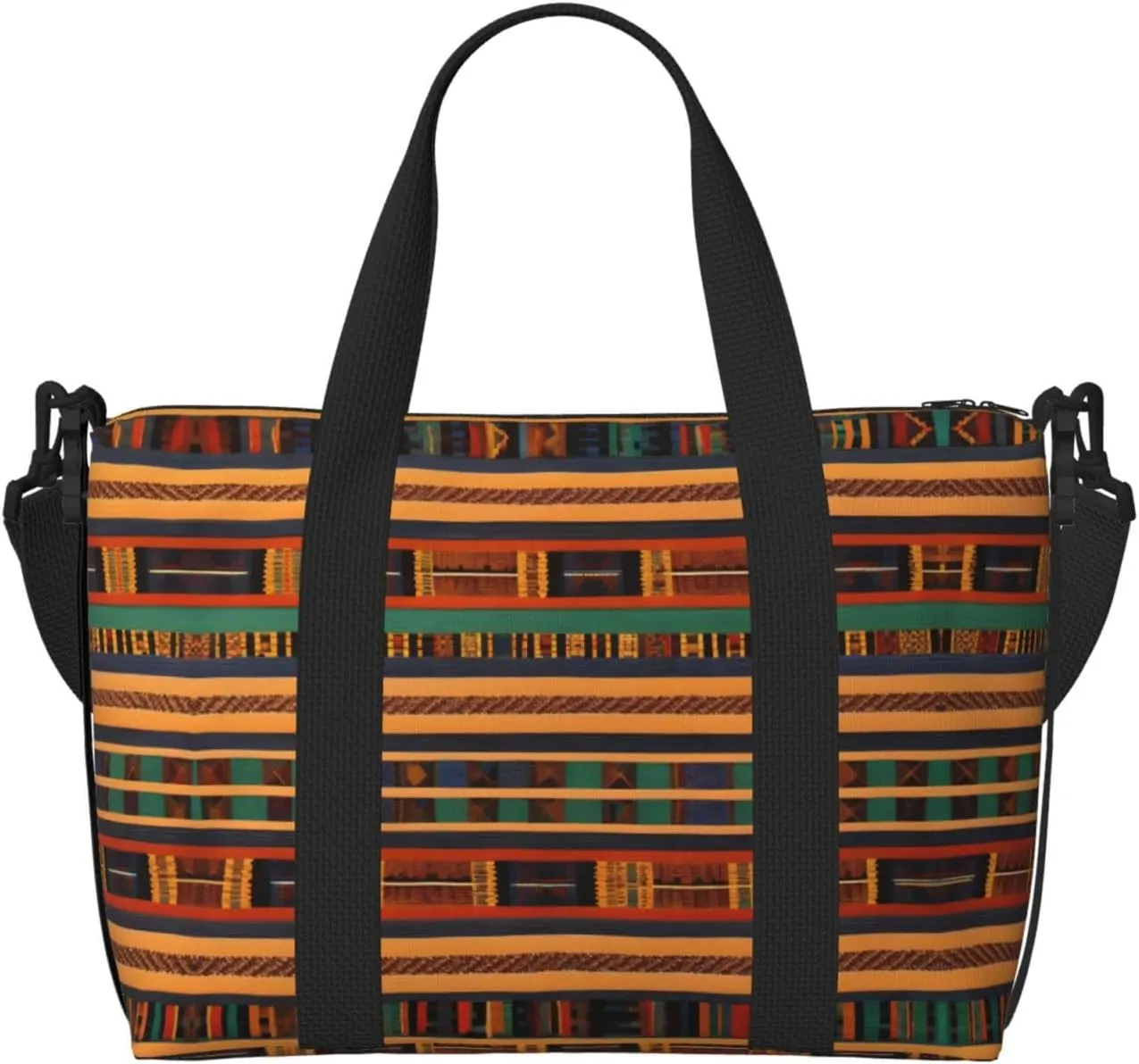 african weaving Duffel Bags for Traveling - Lightweight Personal Item Travel Bags, Gym Bags for Men and Women