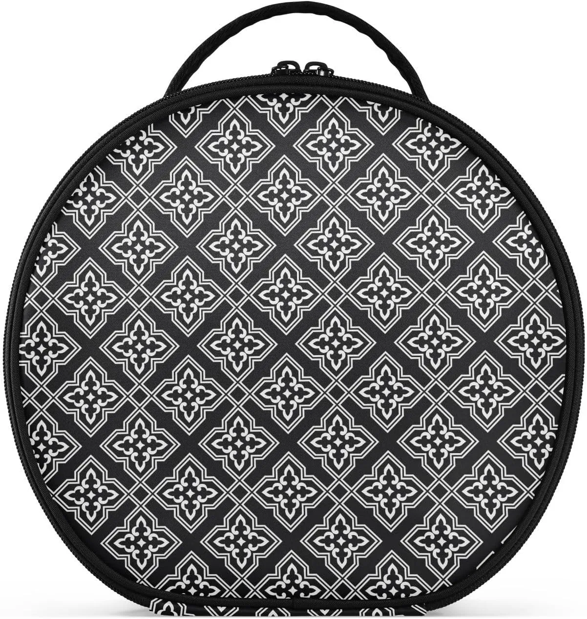 ALAZA Abstract Pattern in Arabian Style Portable Cosmetic Bag Large Capacity Travel Makeup Case Organizer
