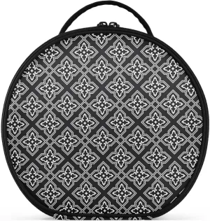 ALAZA Abstract Pattern in Arabian Style Portable Cosmetic Bag Large Capacity Travel Makeup Case Organizer
