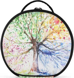 ALAZA Four Season Tree Toiletry Bag Travel Makeup Case Organizer for Women