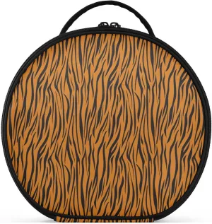 ALAZA Tiger Stripe Wild Animal Print Travel Cosmetic Organizer Make up Organizer Toiletry Bag