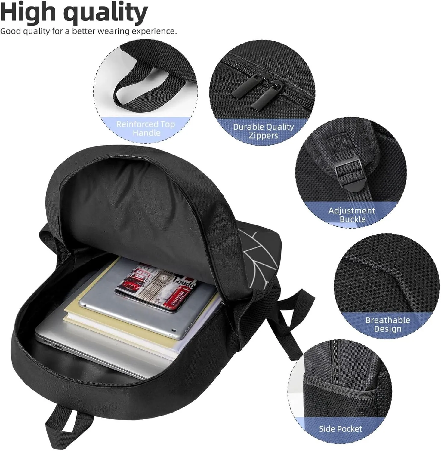 Alfombrilla Backpack, 17 Inch Travel Business Laptop Backpack For Women Men