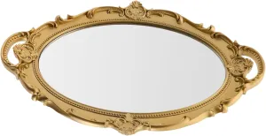 Alipis Retro Bedroom Dressing Mirror Vintage Makeup Mirror Elegant Standing Design for Home Dec
