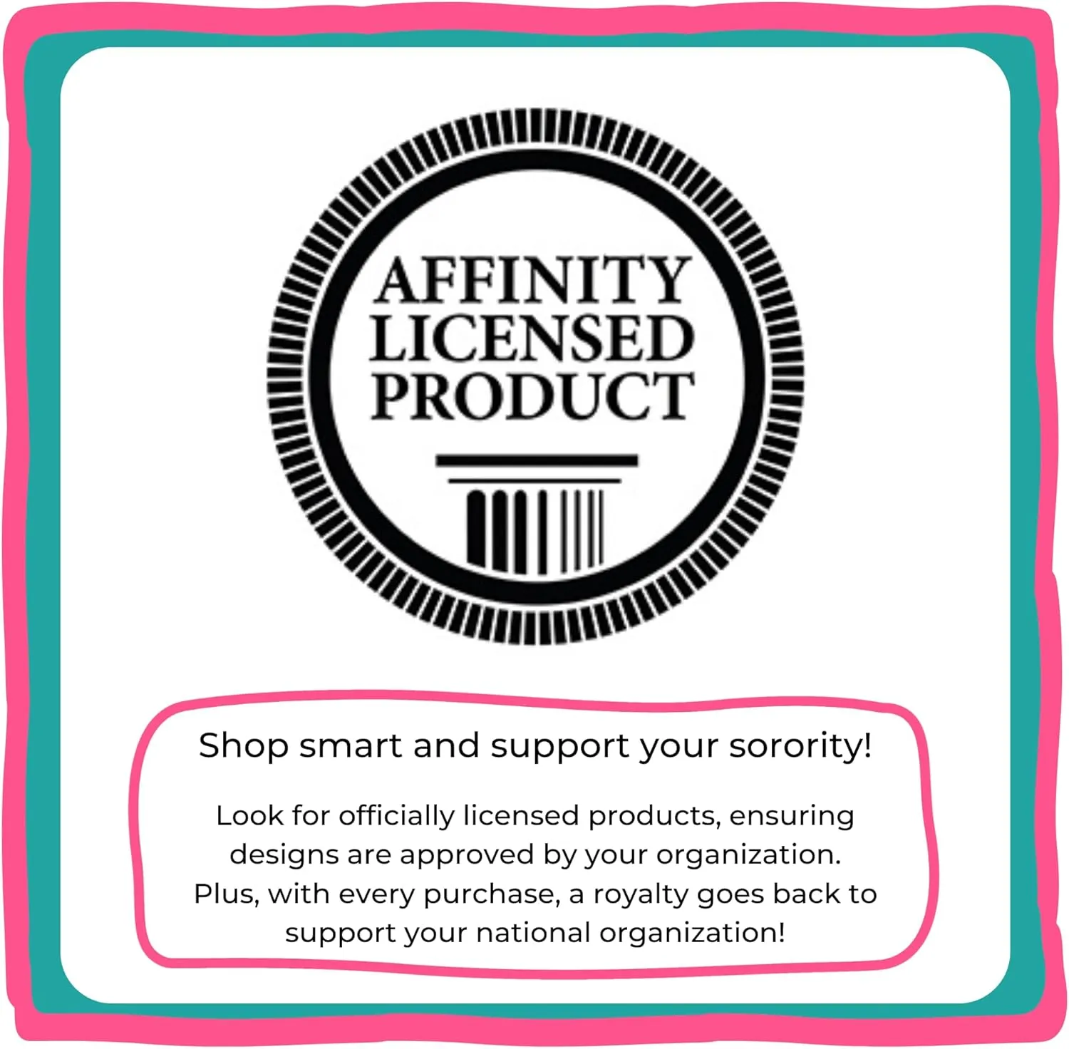 Alpha Omicron Pi Sorority Makeup Bag – Script Font Cosmetic Pouch for Big Little, Travel, Toiletries & Greek Life Gifts