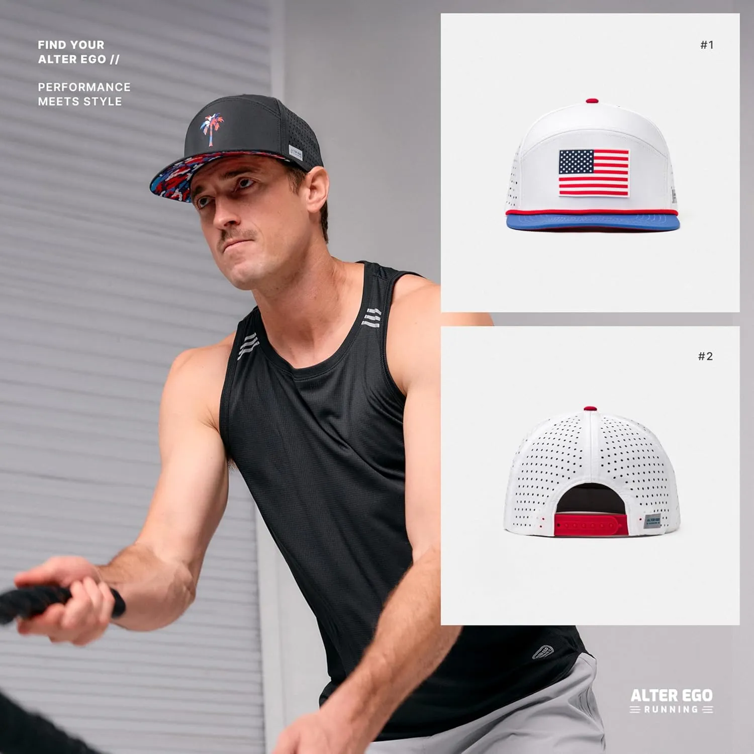 Alter Ego Drifter Splash Running Hat – Lightweight, Water Repellent, Men & Women