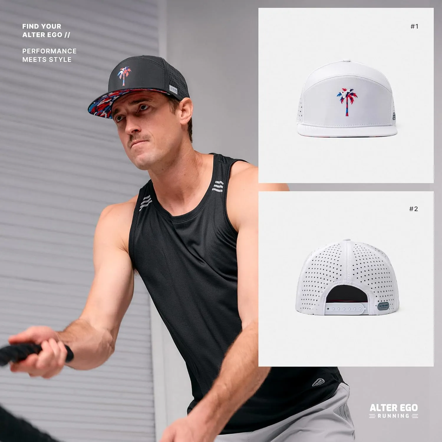 Alter Ego Drifter Splash Running Hat – Lightweight, Water Repellent, Men & Women