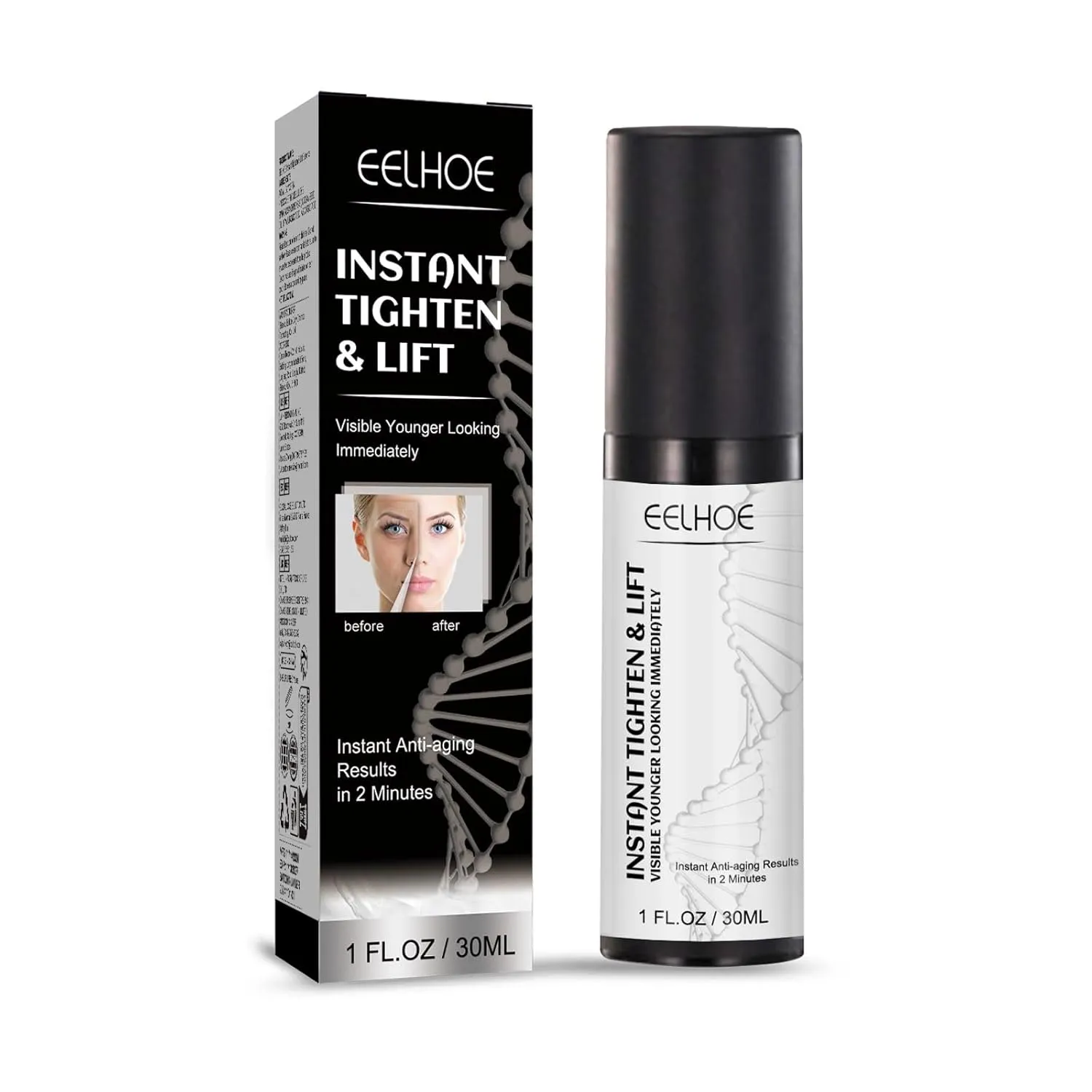 AMALIA Instant Tighten & Lift Facial Firming Serum, Anti-Aging Treatment, 1 Fl Oz