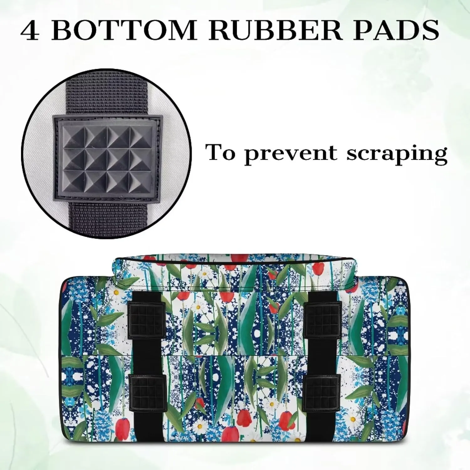 American Flag Universal Sewing Machine Case with Storage Pocket & Handle Compatible with Serger Brother Sewing Machines Measuring 19.7" X 9.8" X 13" Sewing Machine Case