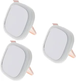 Amosfun 3pcs Led Mini Mirror for Purse Small Makeup Mirror Light Portable Travel for Women