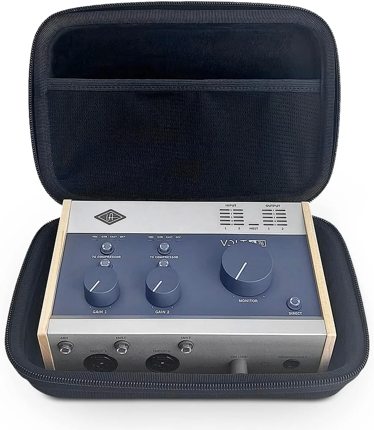 ANALOG CASES Universal Audio Volt 276/176 Case - Custom-Fitted Compact PULSE Hard Case for Travel