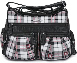 Angelkiss Crossbody Bags for Women, Ladies Shoulder Handbags and Purses Medium Faux Leather Pocketbooks