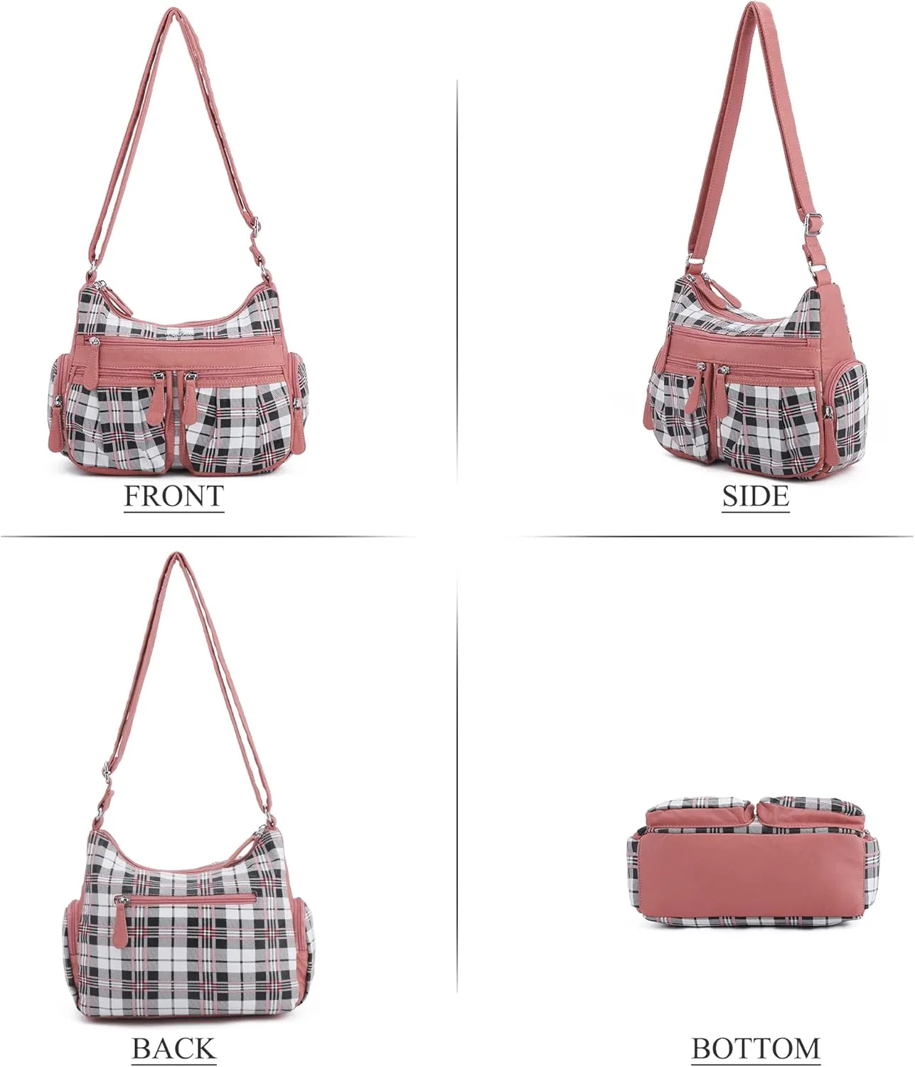 Angelkiss Crossbody Bags for Women, Ladies Shoulder Handbags and Purses Medium Faux Leather Pocketbooks