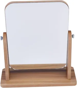 Angoily Portable Mirror for Desk Makeup Mirror Square Cosmetic Mirror Decor Stylish for Home Use