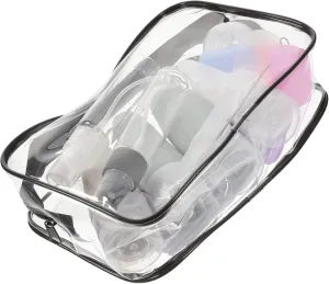 Angoily Silicone Travel Bottles Kit 17pcs Refillable Leakproof Compact Portable for Hair Skin Care, As Shown, 11.7x3.5cm