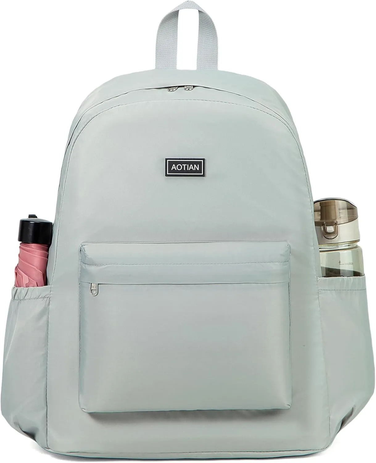 AOTIAN 17-Inch Water-Resistant Nylon Backpack, Durable Lightweight Bookbag, Daypack for College, Work, Travel & Hiking