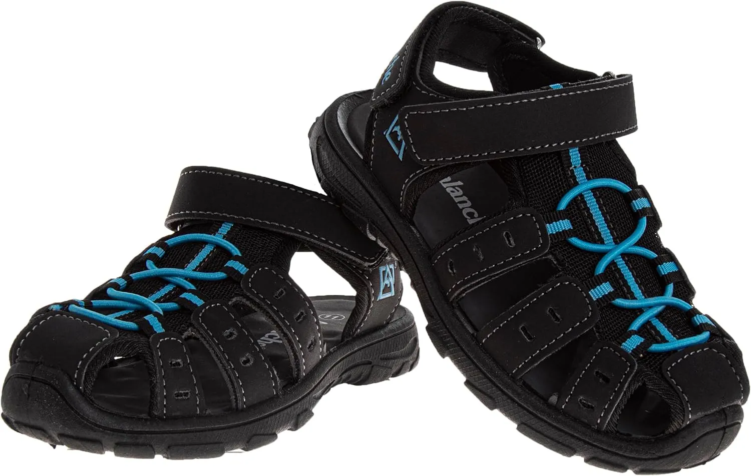 Avalanche Kids Close Toe Sandal with Strap Closure - Durable Walking Sport Sandals for Boys (sizes: 11-13 Little Kid / 1-4 Big Kid)