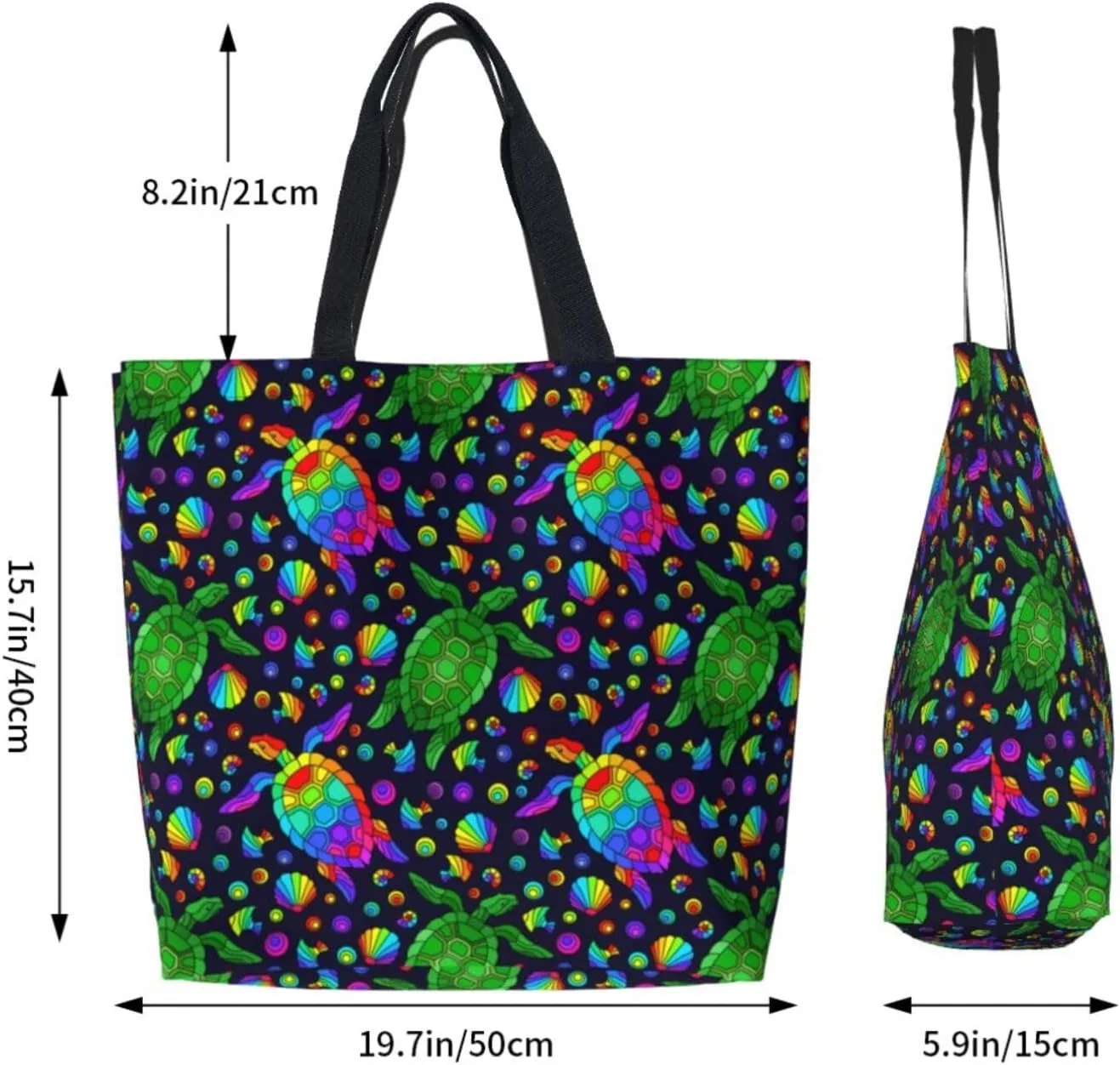 Baby Chicks Reusable Grocery bags Big Capacity Shopping Bag Canvas Shoulder Tote Handbag for Women Girls