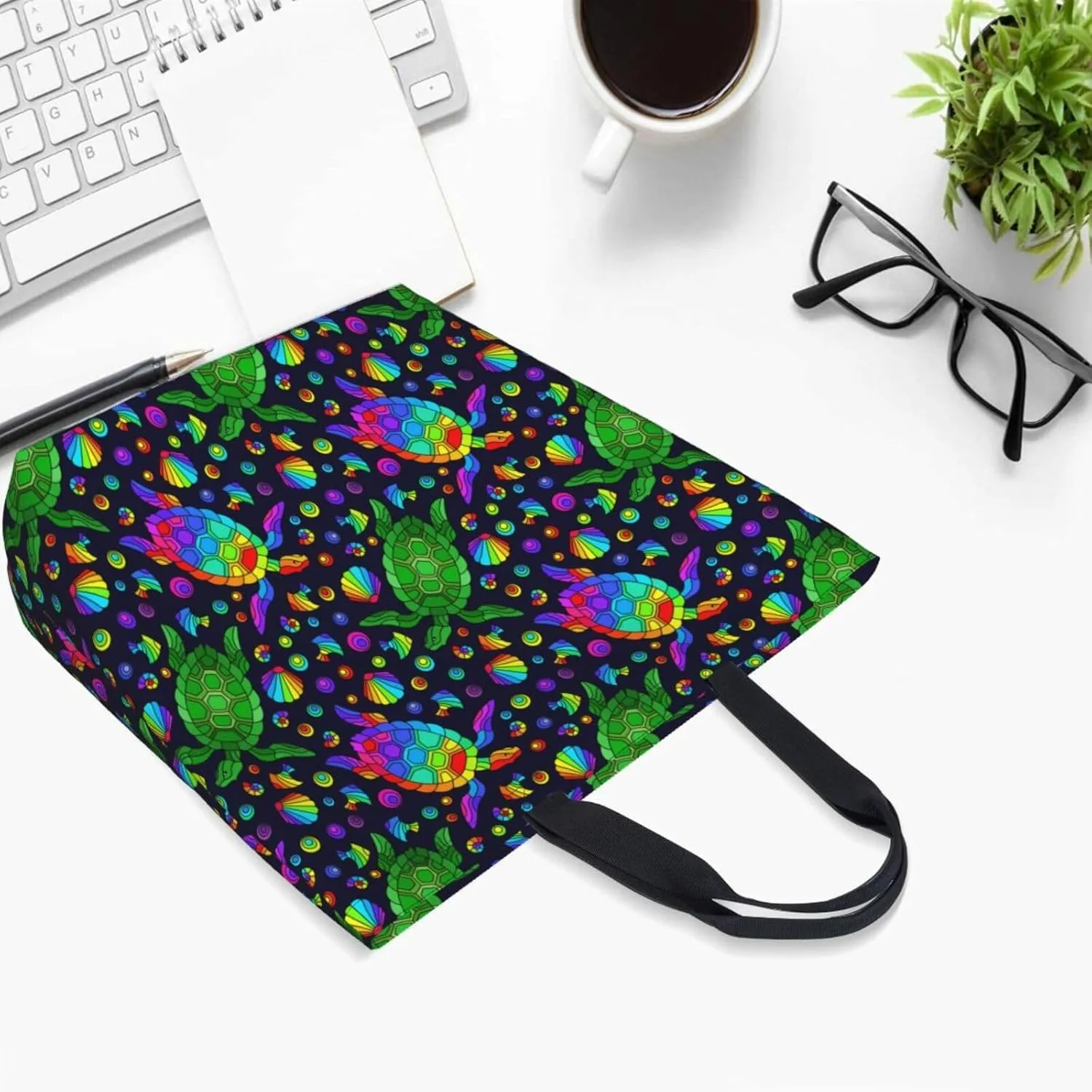 Baby Chicks Reusable Grocery bags Big Capacity Shopping Bag Canvas Shoulder Tote Handbag for Women Girls