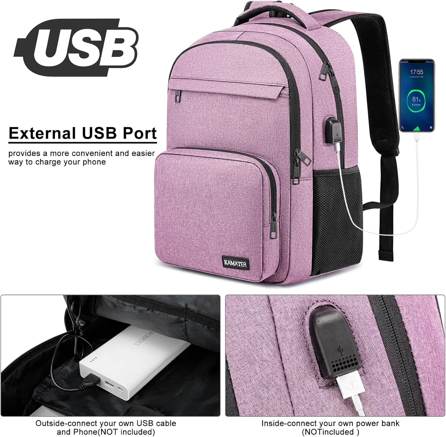 Backpack for School, college BackPack for Teens,Students, with 15.6 inch Laptop SleeveBack Pack for Boys, Large Computer Back Pack with Compartments for Men & Women