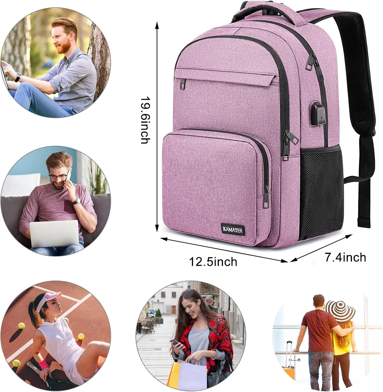 Backpack for School, college BackPack for Teens,Students, with 15.6 inch Laptop SleeveBack Pack for Boys, Large Computer Back Pack with Compartments for Men & Women