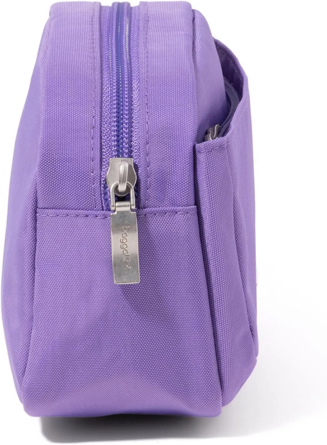 Baggallini Women's Cosmetic Pocket-Lightweight Bag-Travel Essentials Makeup Organizer Mini