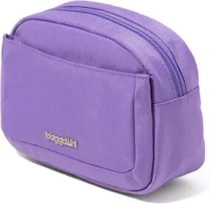 Baggallini Women's Cosmetic Pocket-Lightweight Bag-Travel Essentials Makeup Organizer Mini