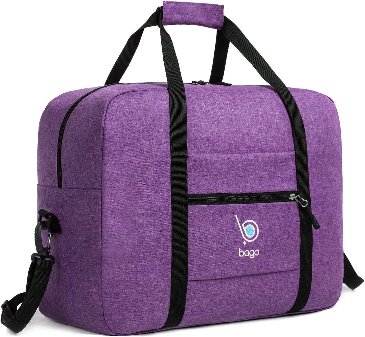 Bago Personal Item Travel Bag For Airlines - Fits As 18x14x8 inches Travel Bag Spirit & Frontier Airlines - Foldable Duffle Bag For Travel - Personal Item Bag Small Carry On Bag For Air Travel