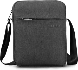 BAIGIO Small Messenger Bag for Men Crossbody Bags Shoulder Bag for Ipad Man Purse Satchel Sling Bag Casual Work Business