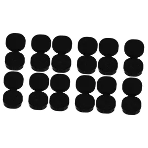 balacoo 12pcs Brush Cleaning Sponges Case Compact Makeup Brush Cleaner Travel-friendly Design for Busy Women Easy Makeup Removal