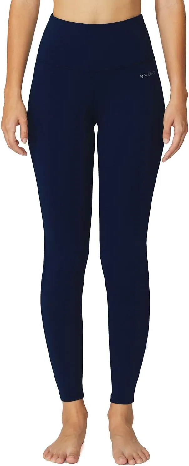 baleaf Leggings for Women with Pockets Tummy Control Compression Workout Athletic Running High Waisted Yoga Pants