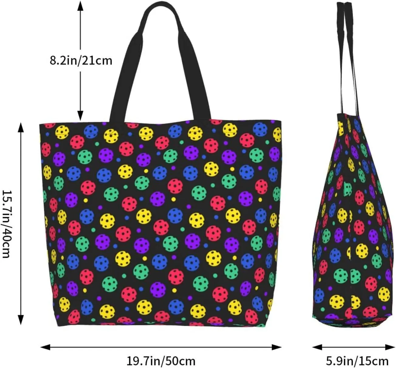 Baseball Tote Bag - Handbag, Shopping and Travel Bag for Sports Mom - Gifts for Women