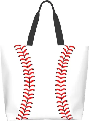 Baseball Tote Bag - Handbag, Shopping and Travel Bag for Sports Mom - Gifts for Women