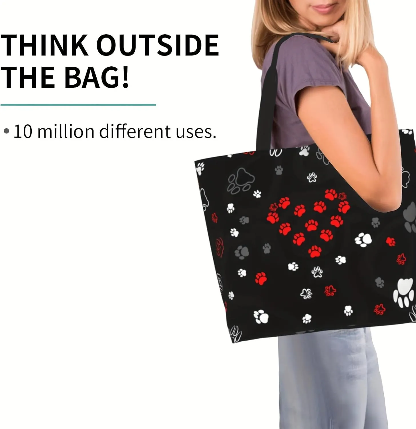 Baseball Tote Bag - Handbag, Shopping and Travel Bag for Sports Mom - Gifts for Women