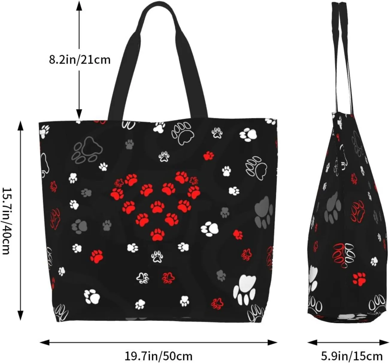 Baseball Tote Bag - Handbag, Shopping and Travel Bag for Sports Mom - Gifts for Women