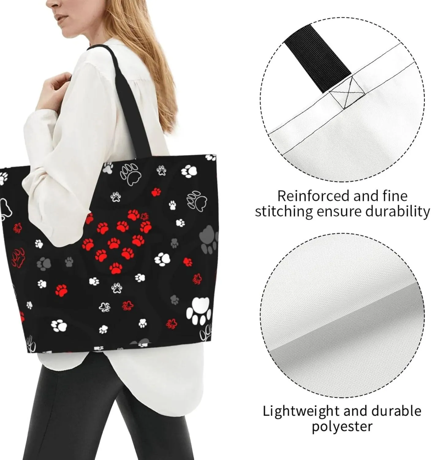 Baseball Tote Bag - Handbag, Shopping and Travel Bag for Sports Mom - Gifts for Women