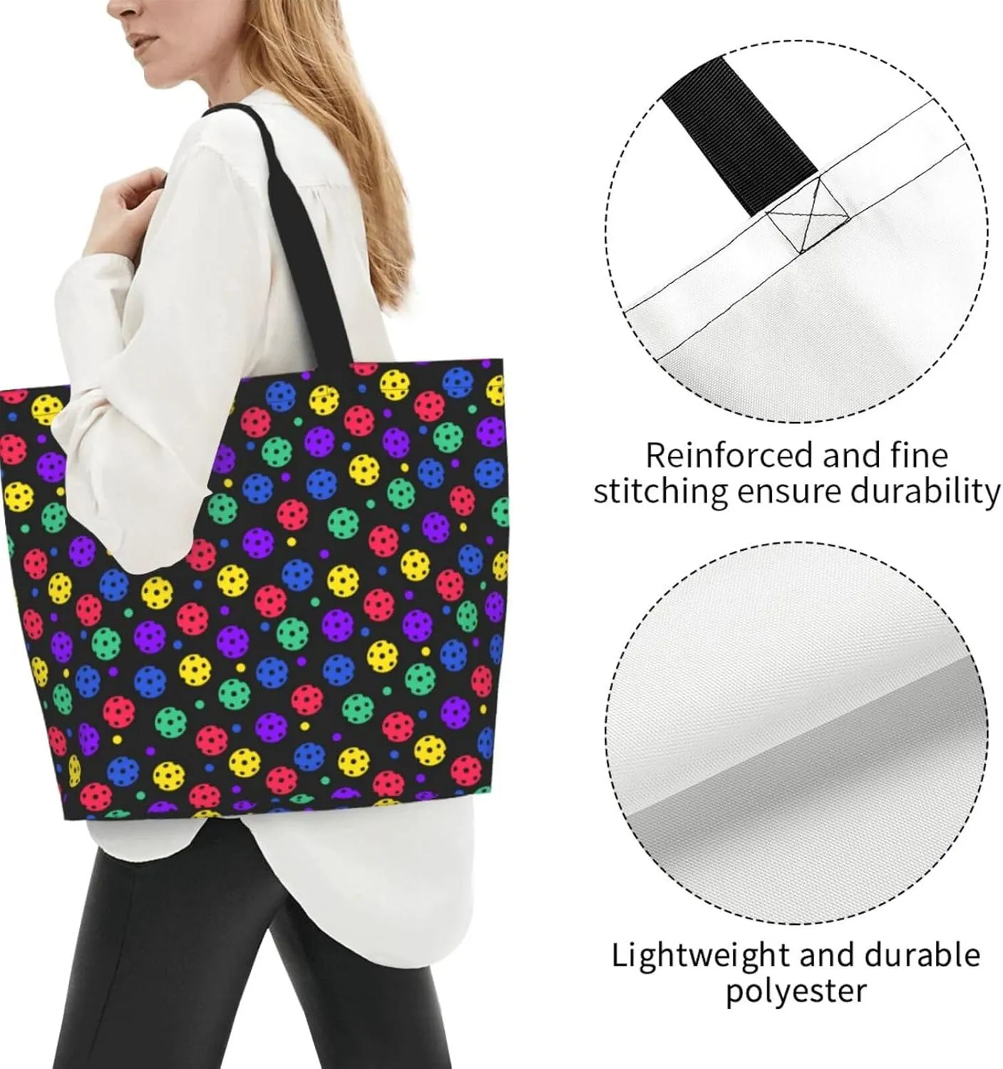 Baseball Tote Bag - Handbag, Shopping and Travel Bag for Sports Mom - Gifts for Women