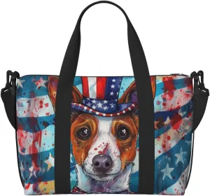 Basenji print Travel Duffel Bag, Sports Tote Gym Bag, Swim Pool Bag Large Shoulder Tote Bag for Beach Weekender, 202-406-121